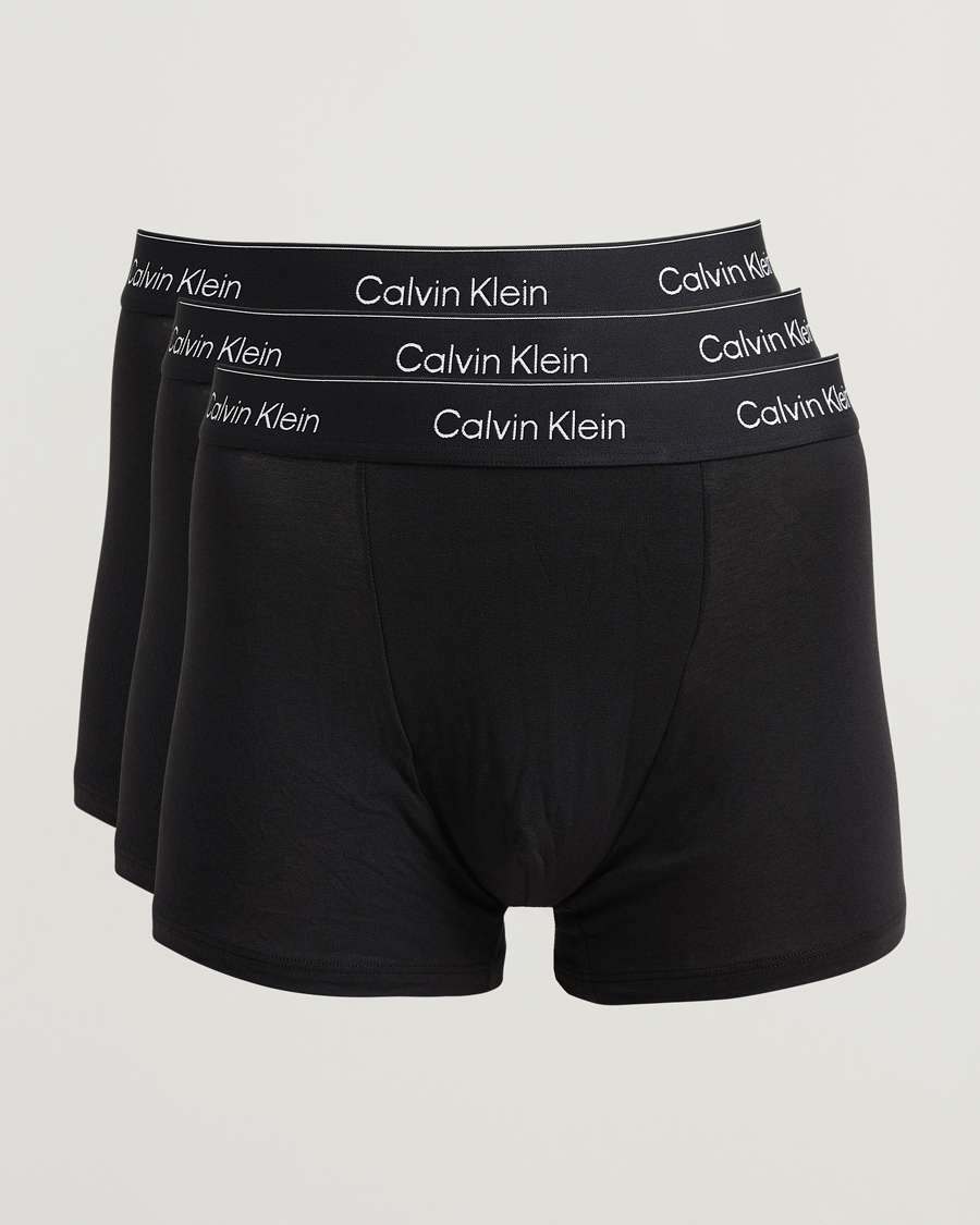 Herre | Undertøy | Calvin Klein | 3-Pack Icon Cotton Stretch Relaxed Trunk Black
