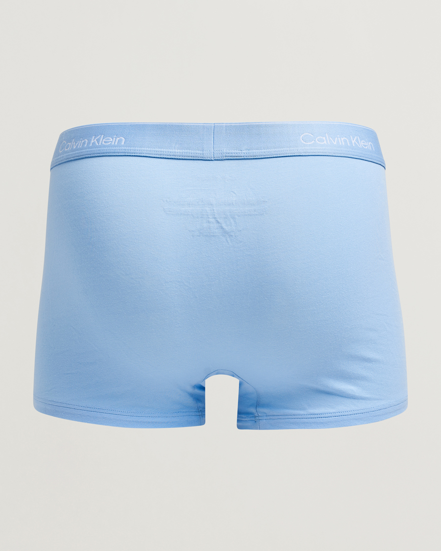 Herre | Undertøy | Calvin Klein | 3-Pack Icon Cotton Stretch Relaxed Trunk Black/Blue/Light Blue