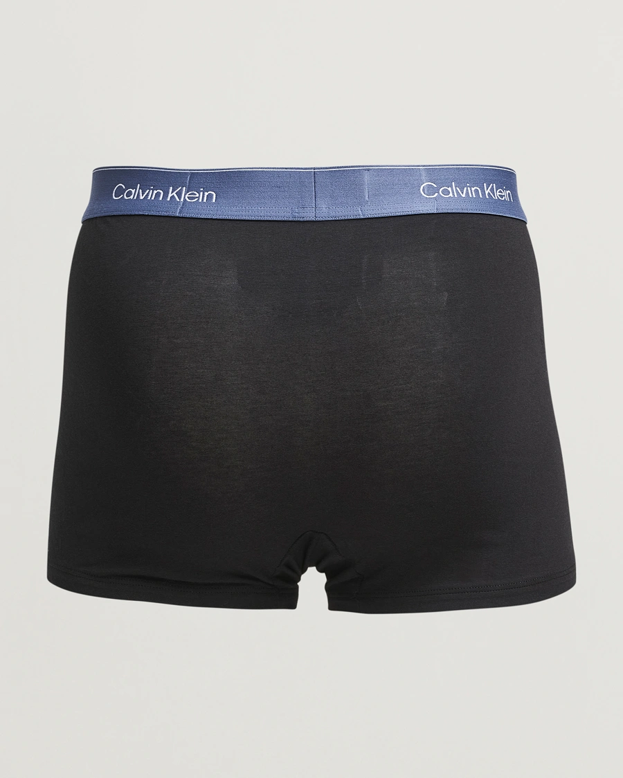 Herre | Undertøy | Calvin Klein | 3-Pack Icon Cotton Stretch Relaxed Trunk Blue/Grey/Red