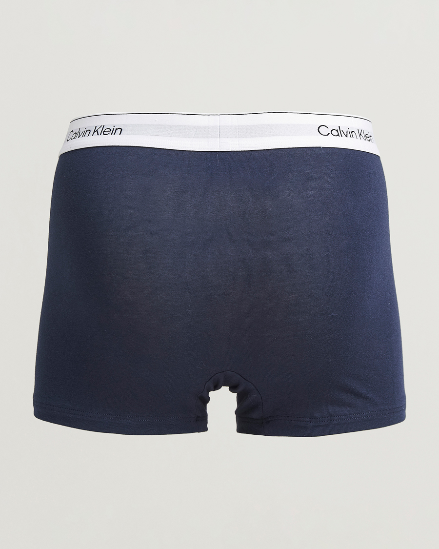 Herre | Undertøy | Calvin Klein | 3-Pack Icon Cotton Stretch Relaxed Trunk Blue/Grey/Green