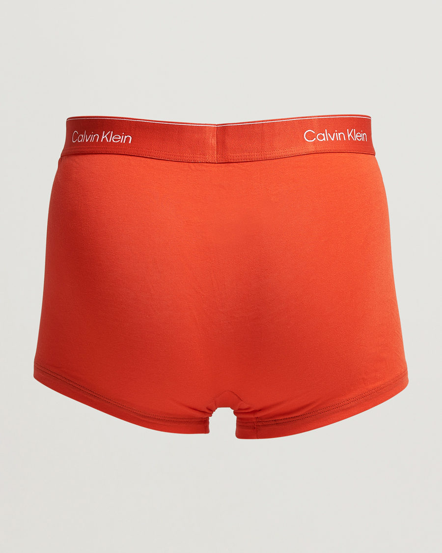 Herre | Undertøy | Calvin Klein | 3-Pack Icon Cotton Stretch Low Rise Trunk Blue/Grey/Red