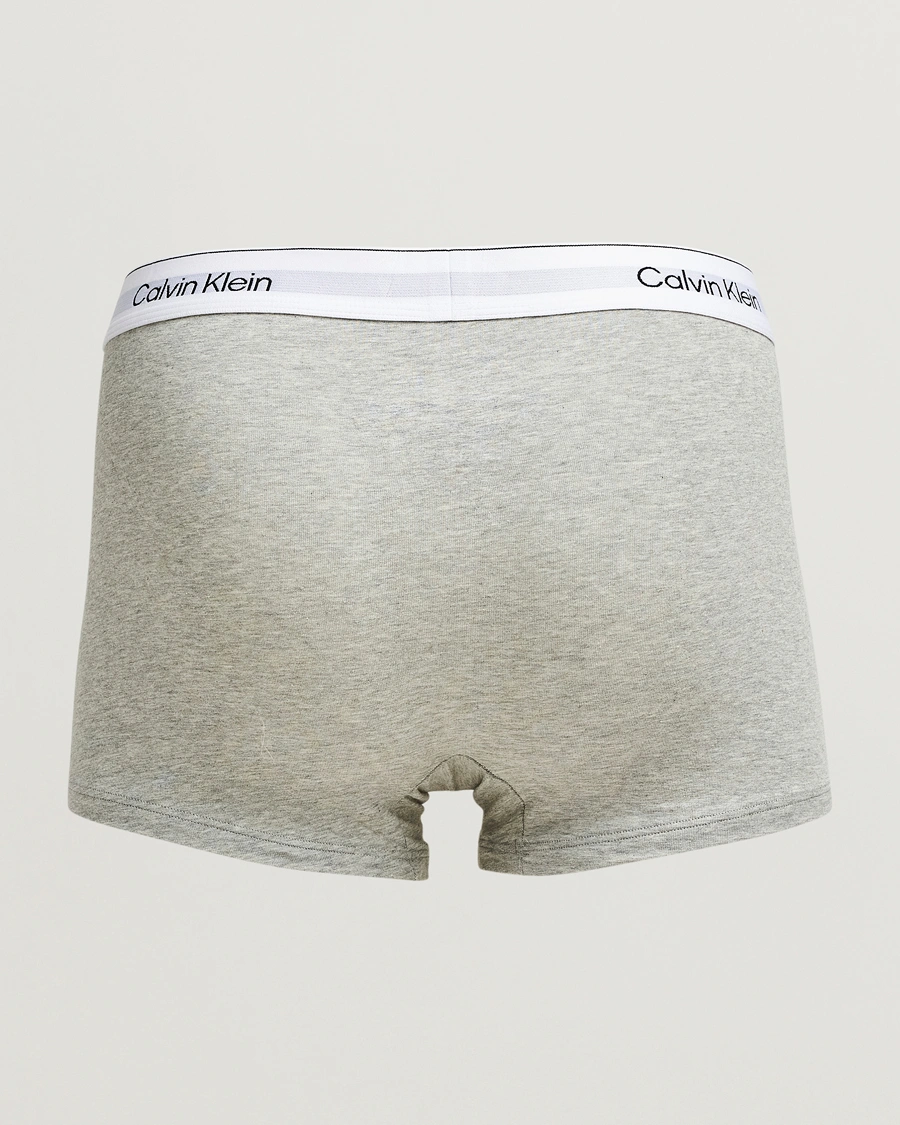 Herre | Undertøy | Calvin Klein | 3-Pack Icon Cotton Stretch Low Rise Trunk Blue/Grey/Green