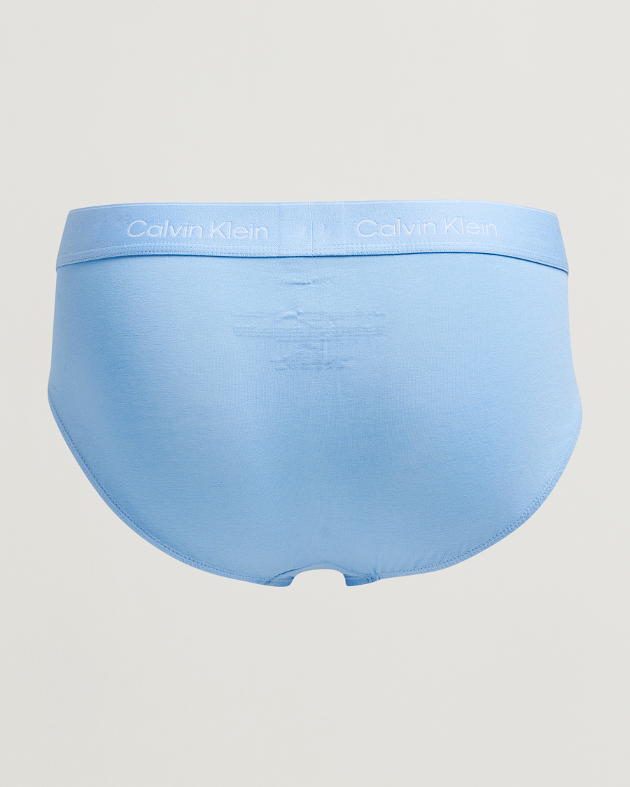 Herre | Undertøy | Calvin Klein | 3-Pack Icon Cotton Stretch Hip Brief Black/Blue/Light Blue