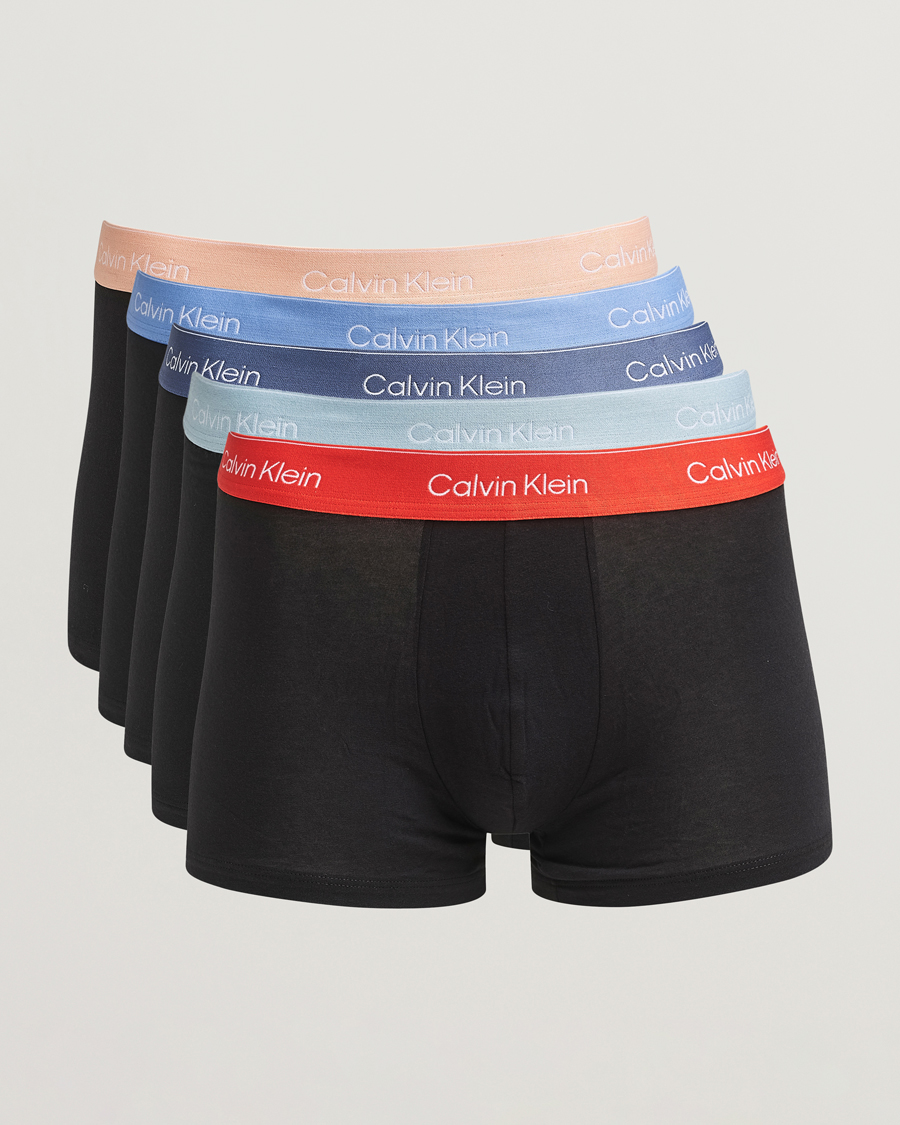 Herre | Undertøy | Calvin Klein | 5-Pack Icon Cotton Stretch Trunk Black Multi