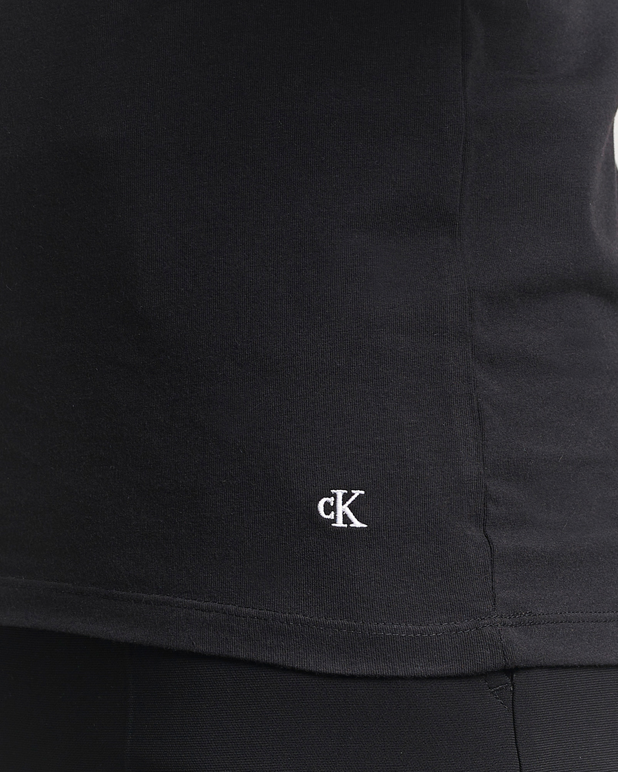 Herre | T-Shirts | Calvin Klein | 3-Pack Cotton Stretch Crew Neck T-Shirt White/Black/Grey