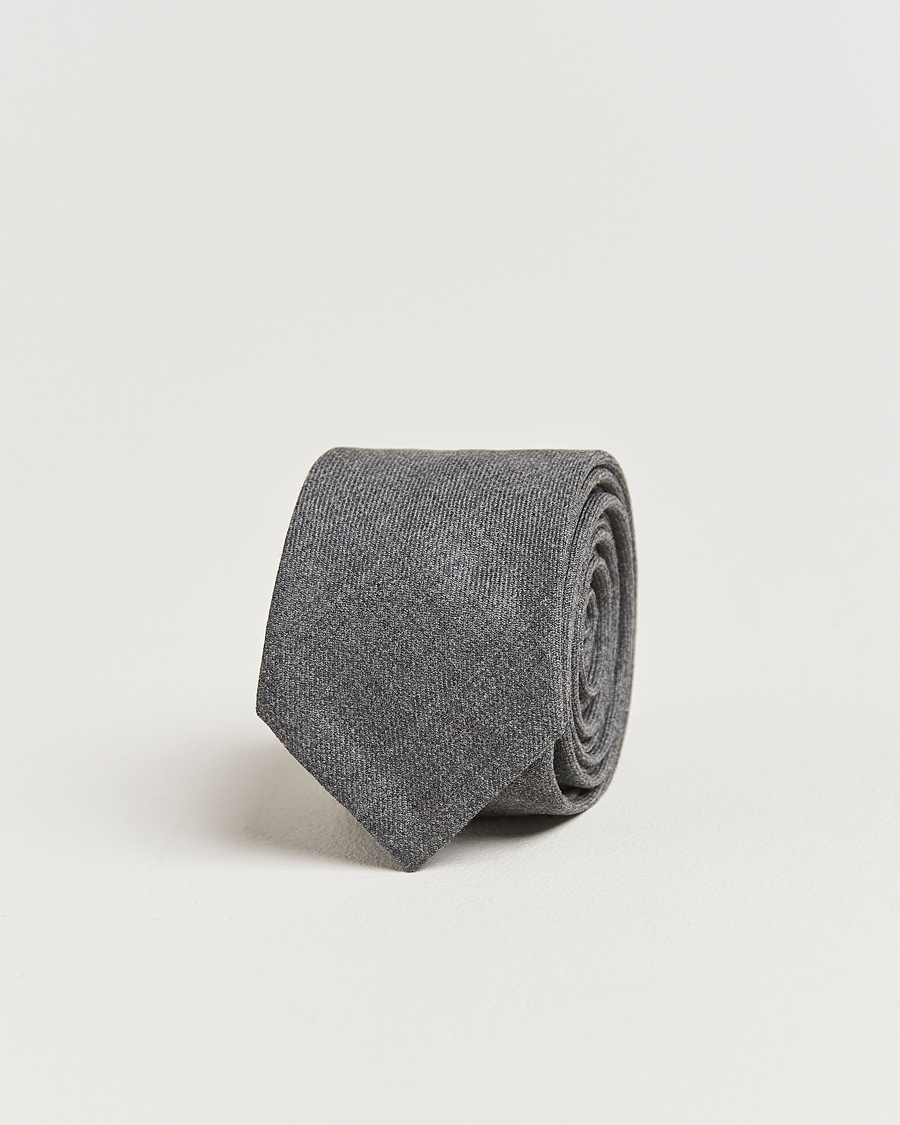 Herre | Slips | Thom Browne | Super 120s Wool Tie Medium Grey