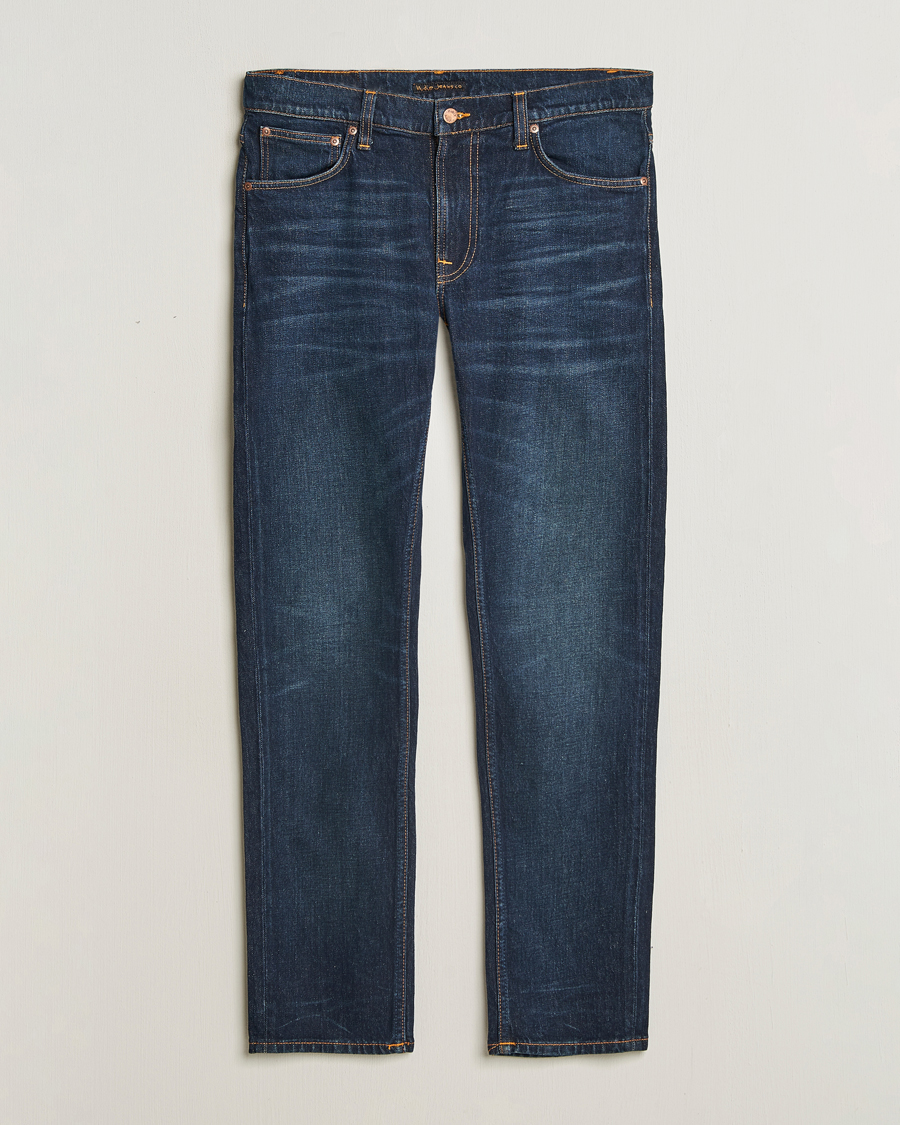 Herre | Jeans | Nudie Jeans | Lean Dean Jeans Blue Night