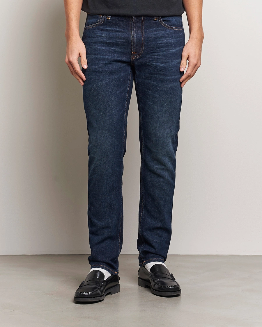 Herre | Jeans | Nudie Jeans | Lean Dean Jeans Blue Night