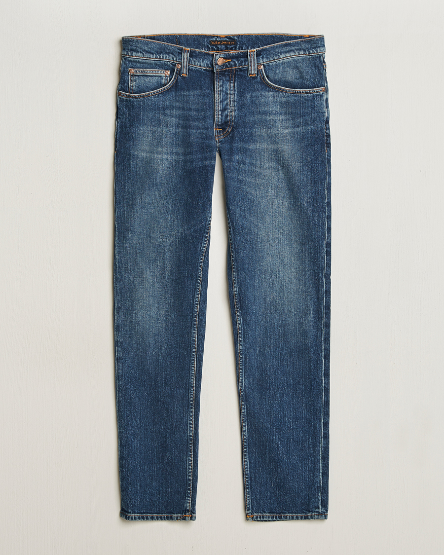 Herre | Jeans | Nudie Jeans | Solid Ollie Jeans Wild Blue