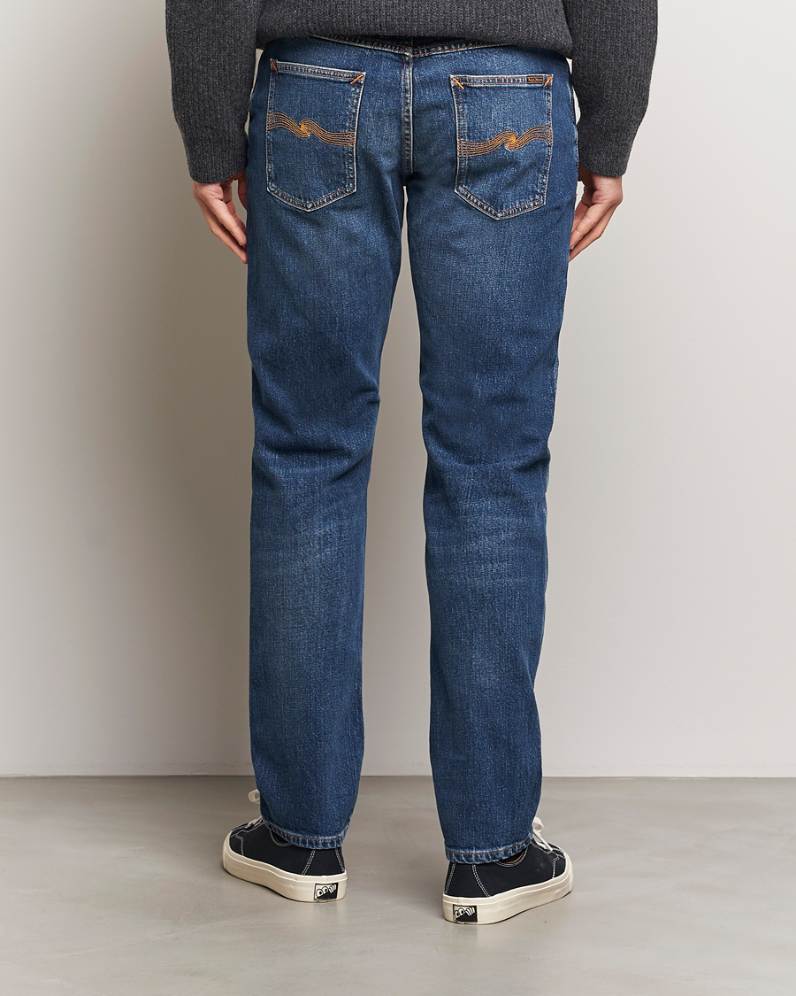 Herre | Jeans | Nudie Jeans | Solid Ollie Jeans Wild Blue