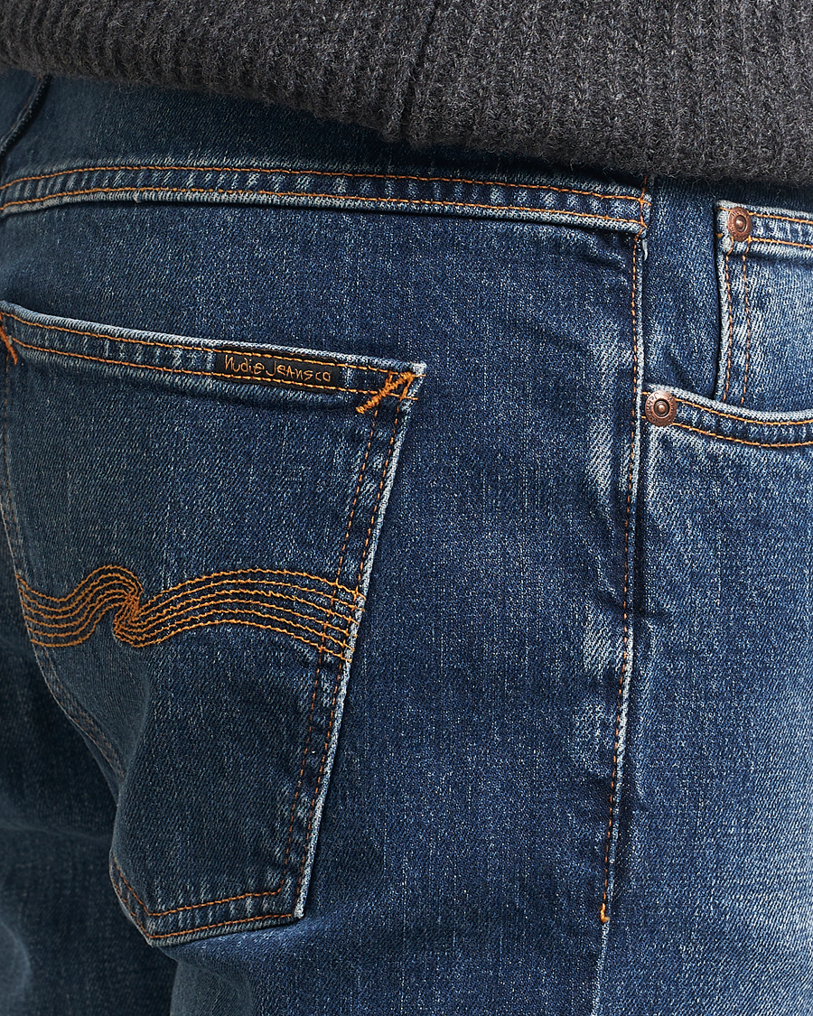 Herre | Jeans | Nudie Jeans | Solid Ollie Jeans Wild Blue