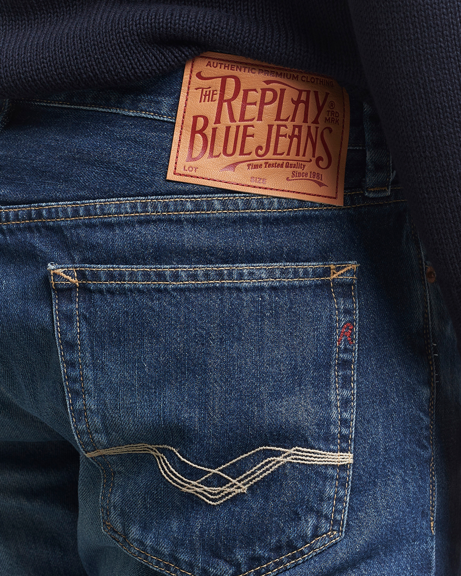 Herre | Jeans | Replay | Neaal Slim Fit Jeans Dark Blue