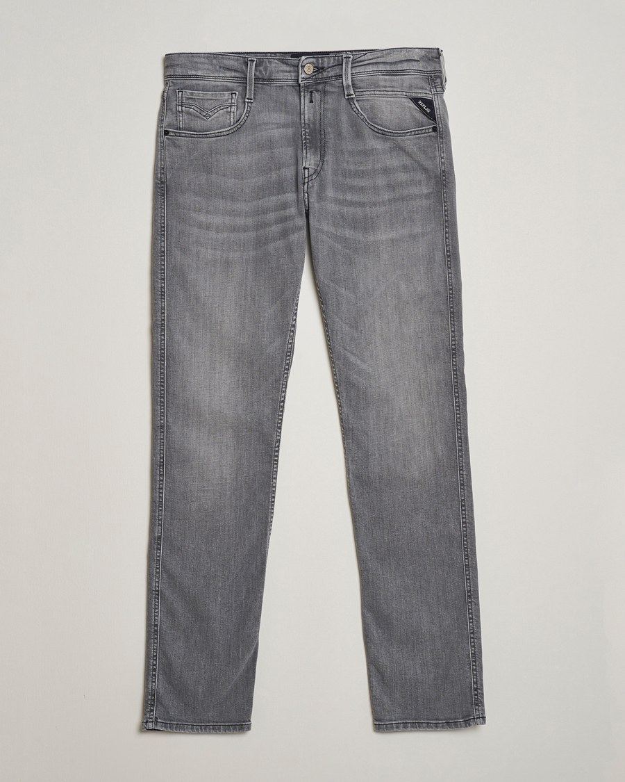 Herre | Jeans | Replay | Anbass Stretch Jeans Washed Grey