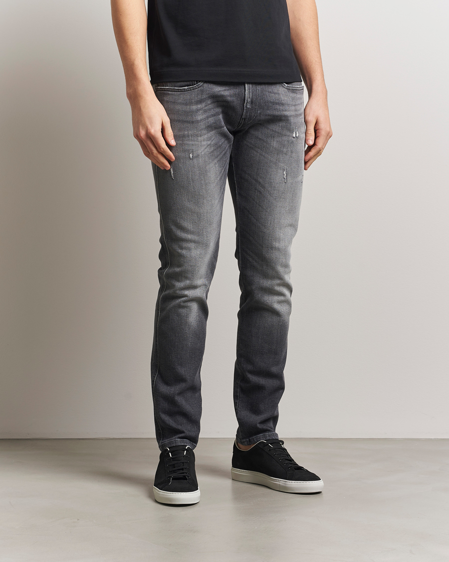 Herre | Jeans | Replay | Anbass Stretch Jeans Washed Black