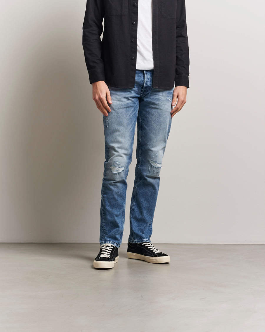 Herre | Jeans | Replay | Grover Straight Fit Original Jeans Medium Blue