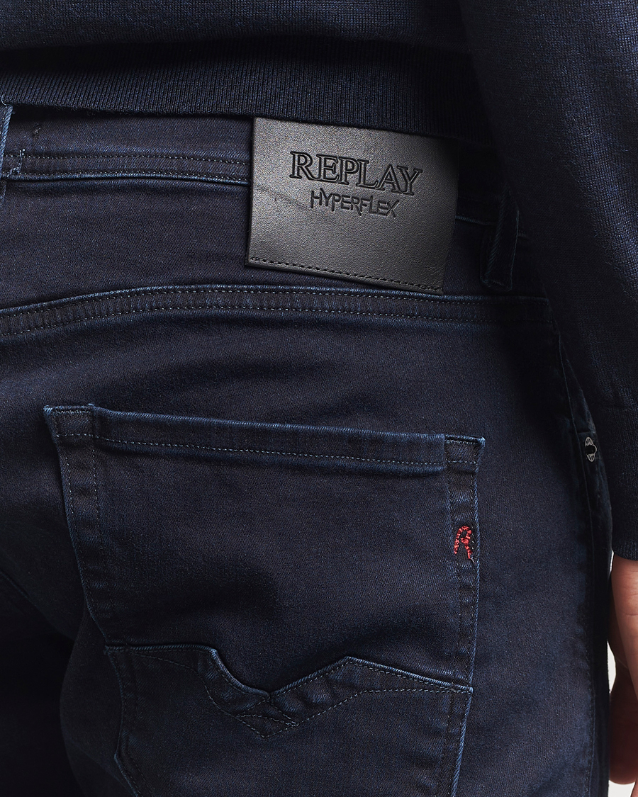 Herre | Jeans | Replay | Rocco Comfort Fit Hyperflex Jeans Blue Black