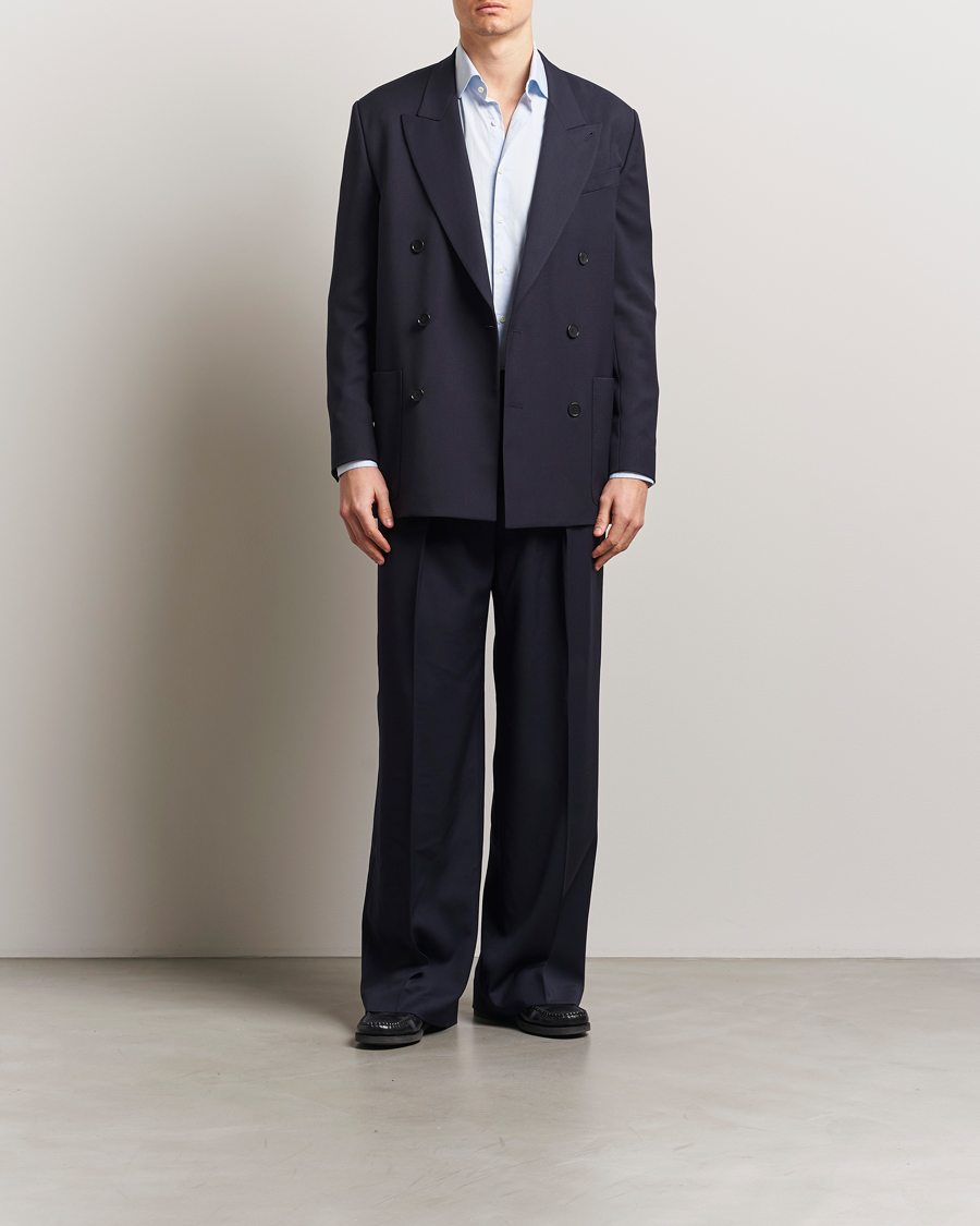 Herre | Dressjakker | Filippa K | Patch Pocket Double Breasted Blazer Navy