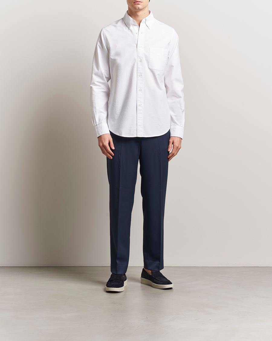Herre | Bukser | Filippa K | Relaxed Terry Wool Trousers Dusk Blue