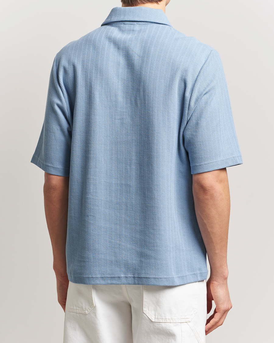 Herre | Pikéer | Filippa K | Cotton Jersey Polo Air Blue