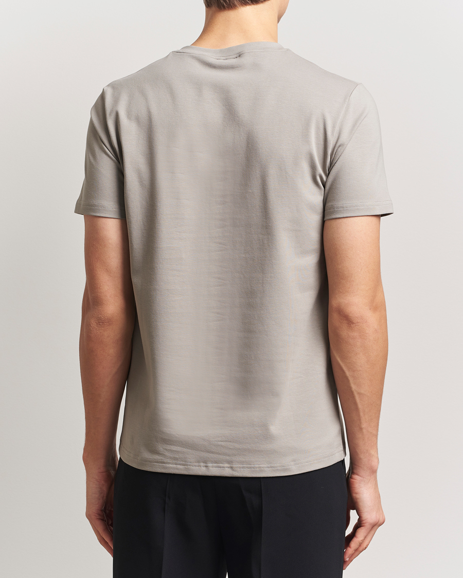Herre | T-Shirts | Filippa K | Soft Lycra T-Shirt Dove Grey
