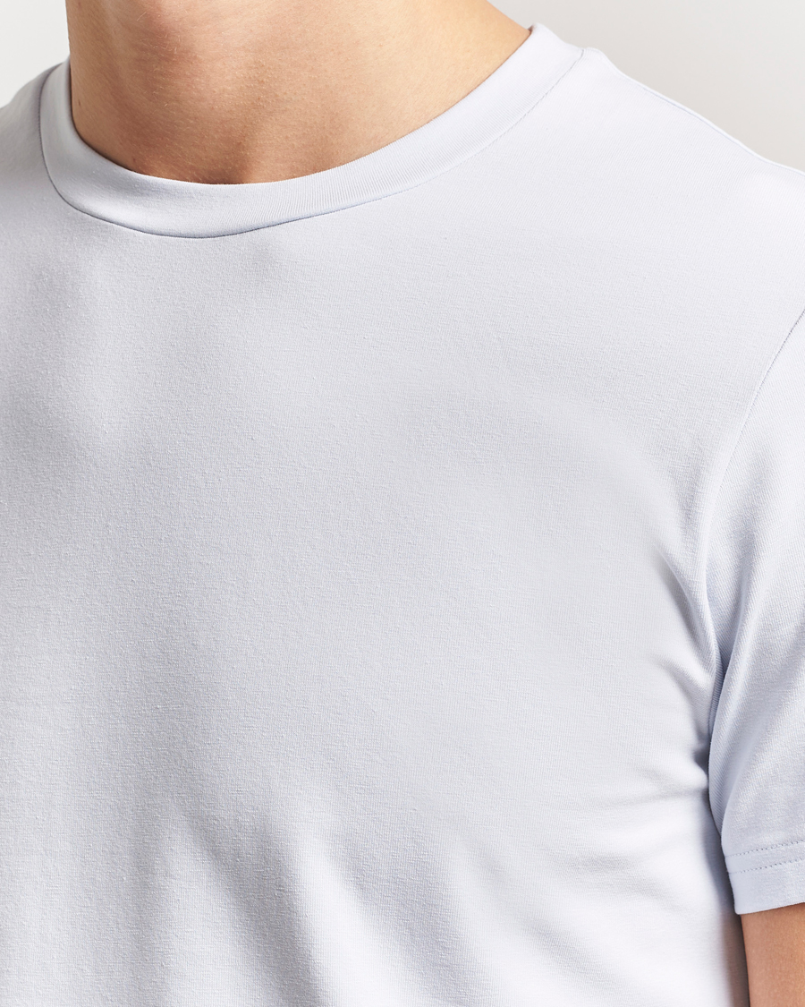 Herre | T-Shirts | Filippa K | Soft Lycra T-Shirt Ice Blue