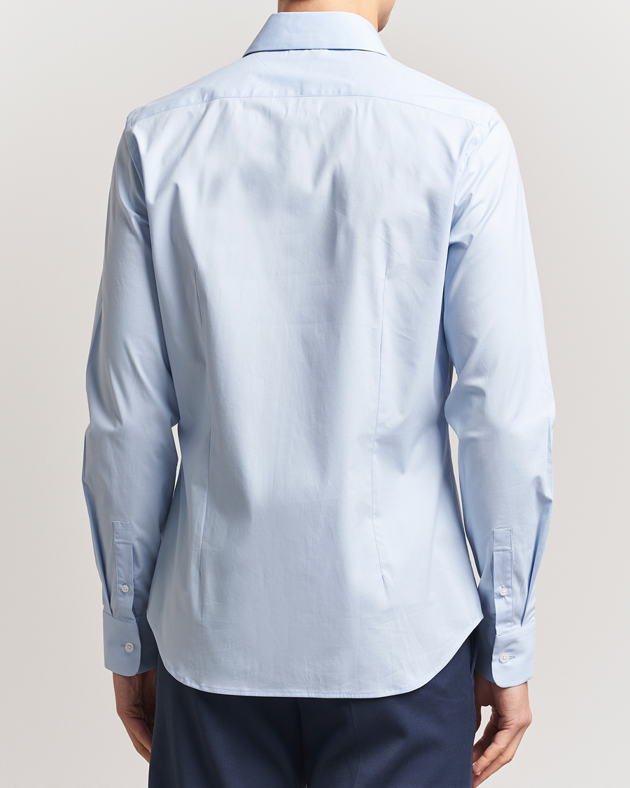 Herre | Skjorter | Filippa K | Slim Cotton Stretch Shirt Light Blue