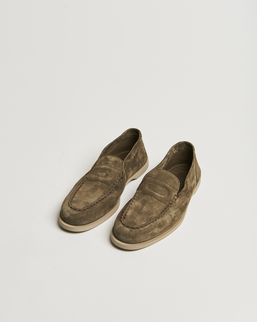 Herre | Loafers | John Lobb | Pace Unlined Loafers Olive
