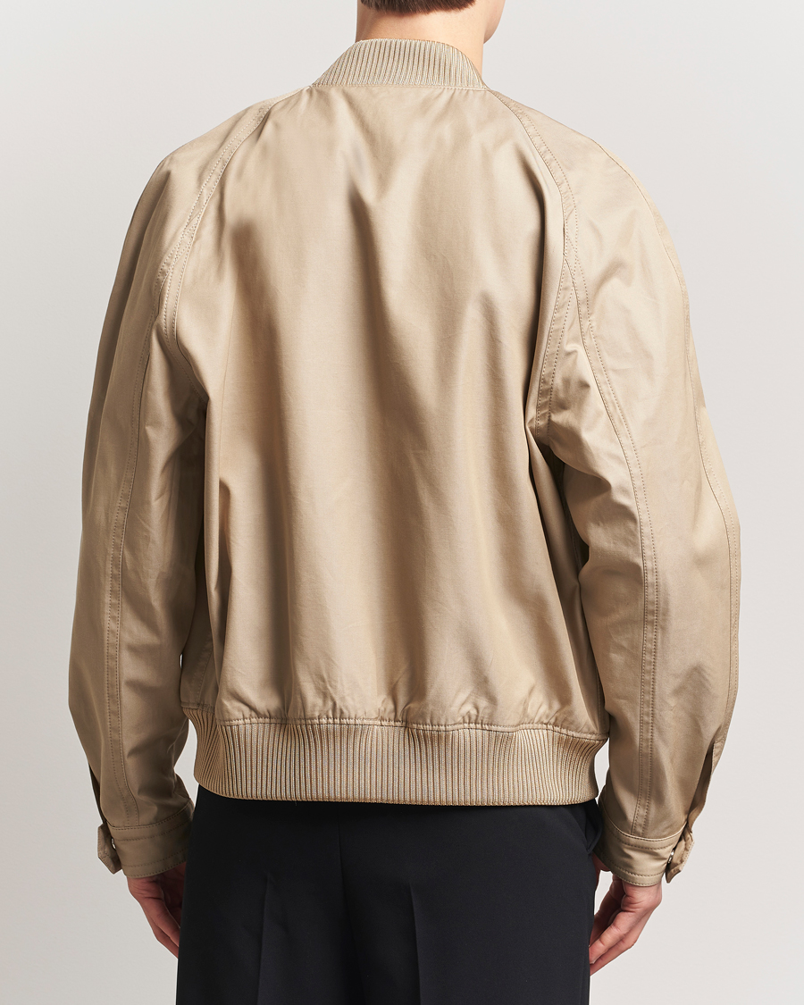 Herre | Jakker | Filippa K | Cotton Track Jacket Khaki Beige