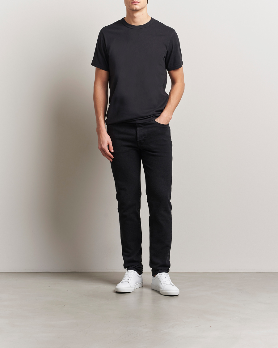 Herre | Jeans | Filippa K | Slim Straight Jeans Washed Black