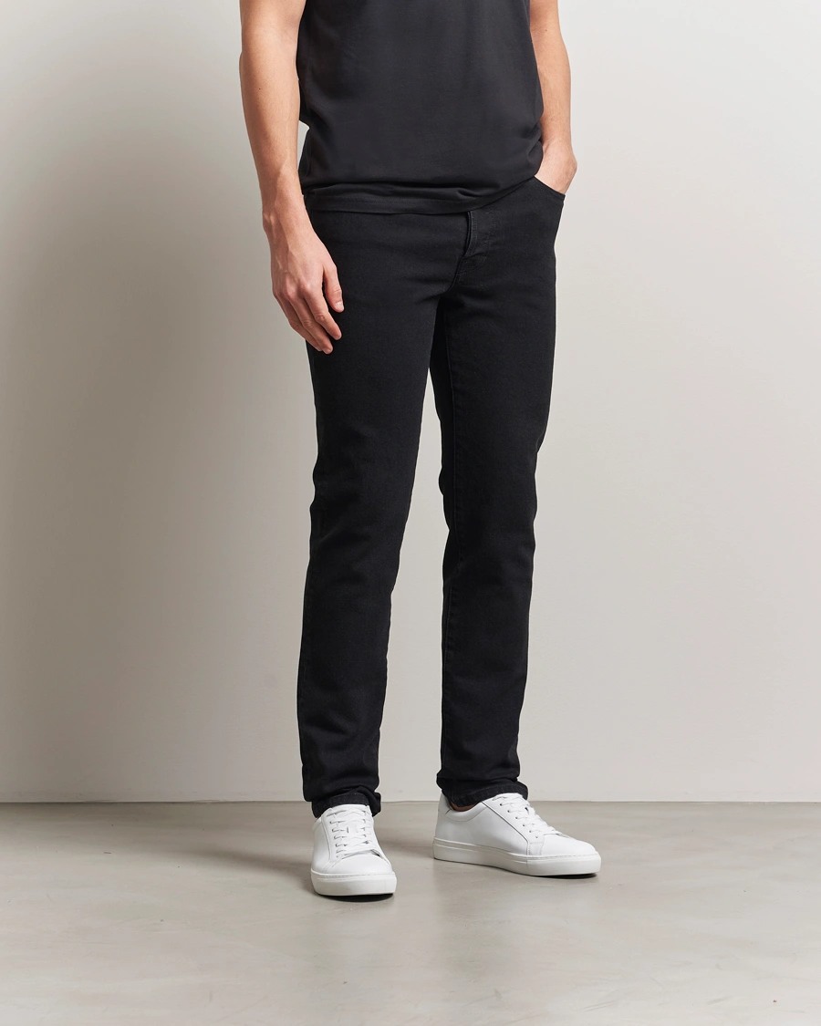 Herre | Jeans | Filippa K | Slim Straight Jeans Washed Black