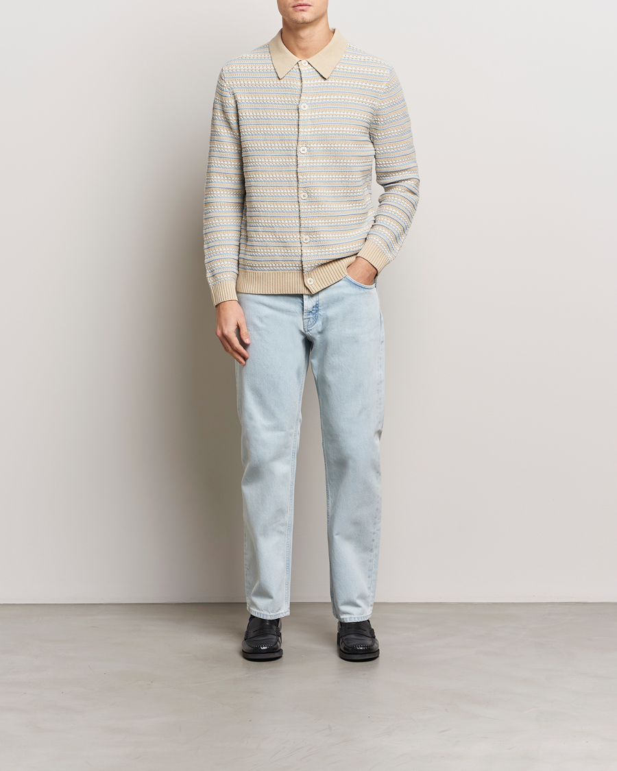 Herre | Gensere | NN07 | Jackie Cotton Structured Cardigan Multi