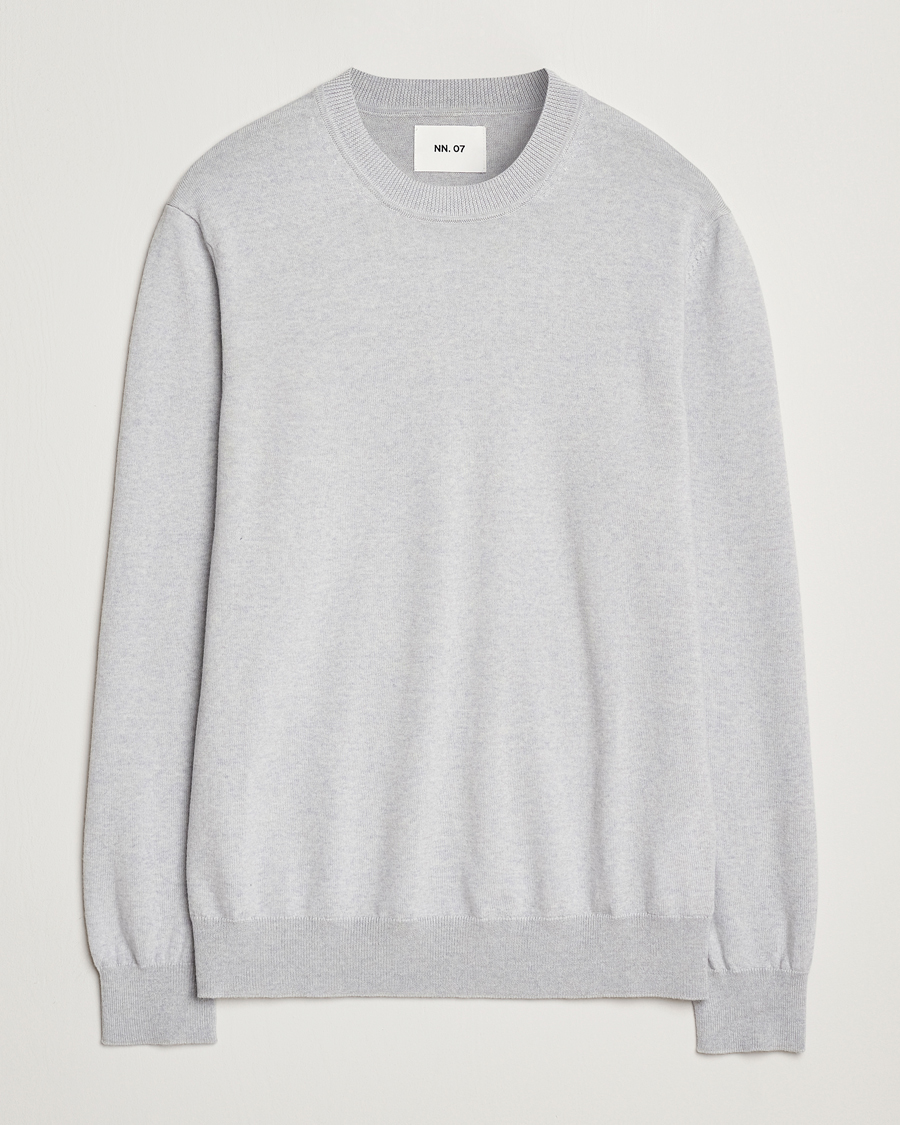 Herre | Gensere | NN07 | Ted Merino Crew Neck Pullover Grey Melange