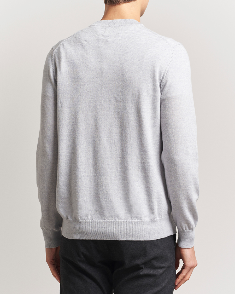 Herre | Gensere | NN07 | Ted Merino Crew Neck Pullover Grey Melange