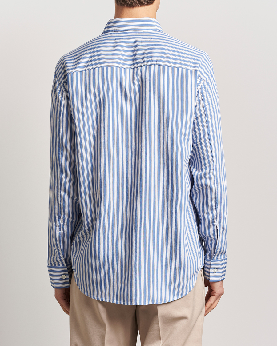 Herre | Skjorter | NN07 | Freddy Twill Striped Shirt Blue/White