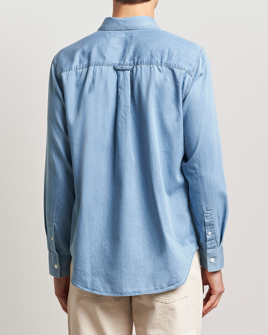Herre | Skjorter | NN07 | Colby Denim Shirt Bleached Indigo