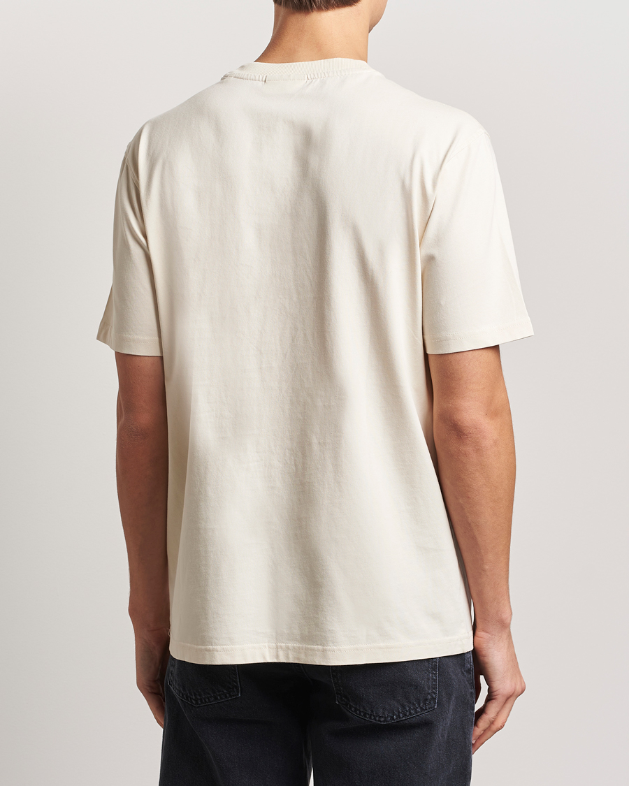 Herre | T-Shirts | NN07 | Adam Logo Crew Neck T-Shirt Ivory