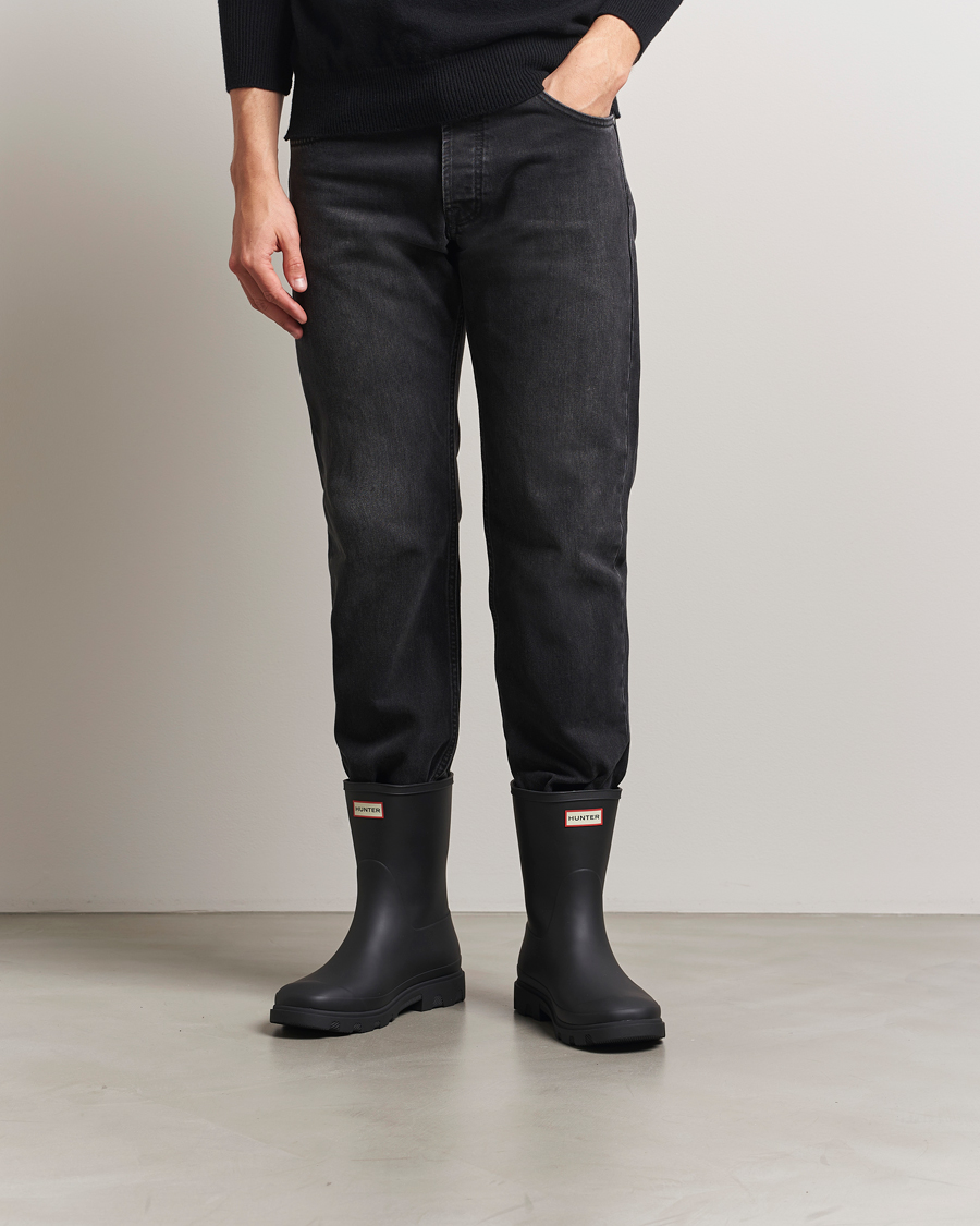 Herre | Kalosjer og gummistøvler | Hunter Boots | Downpour Short Boot Black