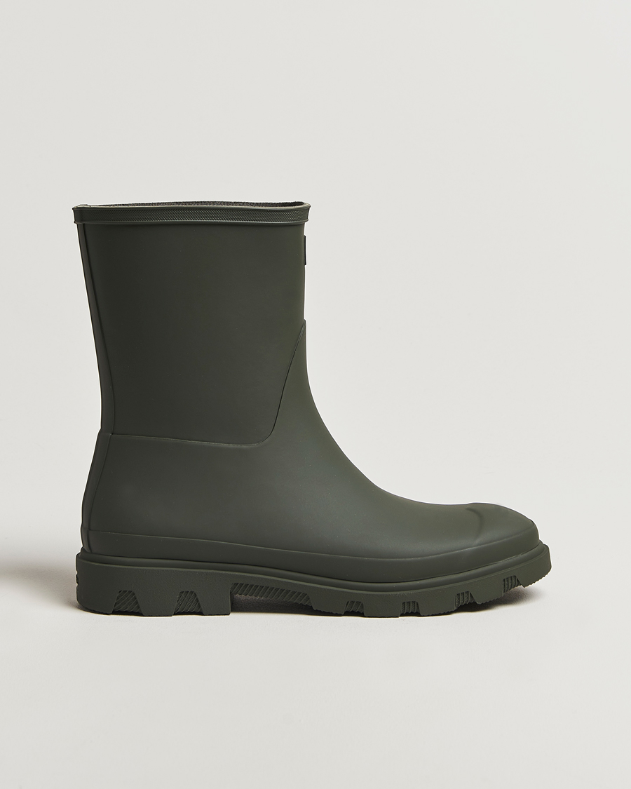 Herre | Kalosjer og gummistøvler | Hunter Boots | Downpour Short Boot Dark Olive