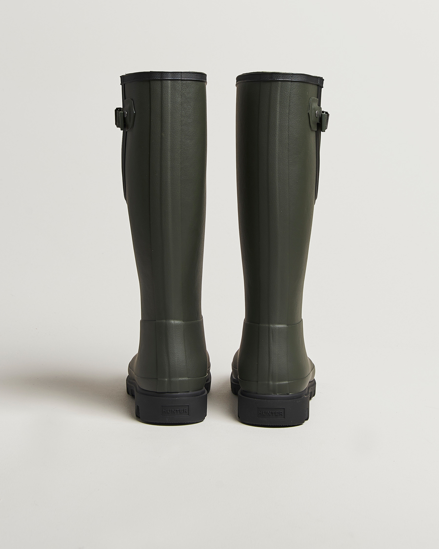 Herre | Kalosjer og gummistøvler | Hunter Boots | Downpour Adjustable Boot Dark Olive