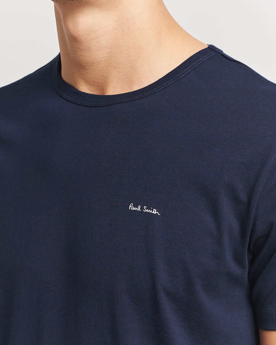 Herre | T-Shirts | Paul Smith | 3-Pack Crew Neck T-Shirt Navy