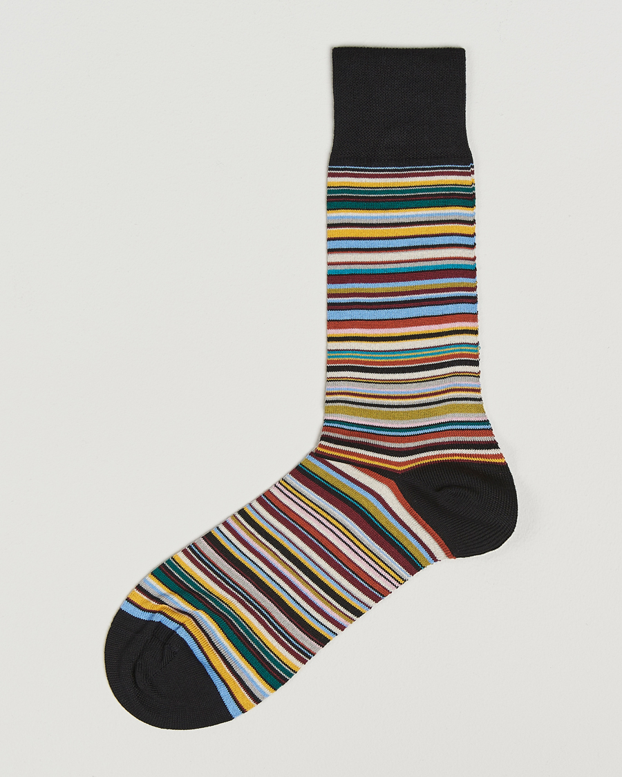 Herre | Undertøy | Paul Smith | Multistripe Socks Black