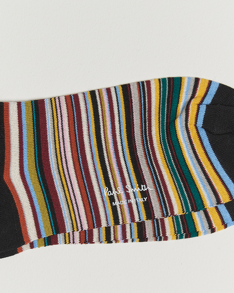 Herre | Undertøy | Paul Smith | Multistripe Socks Black