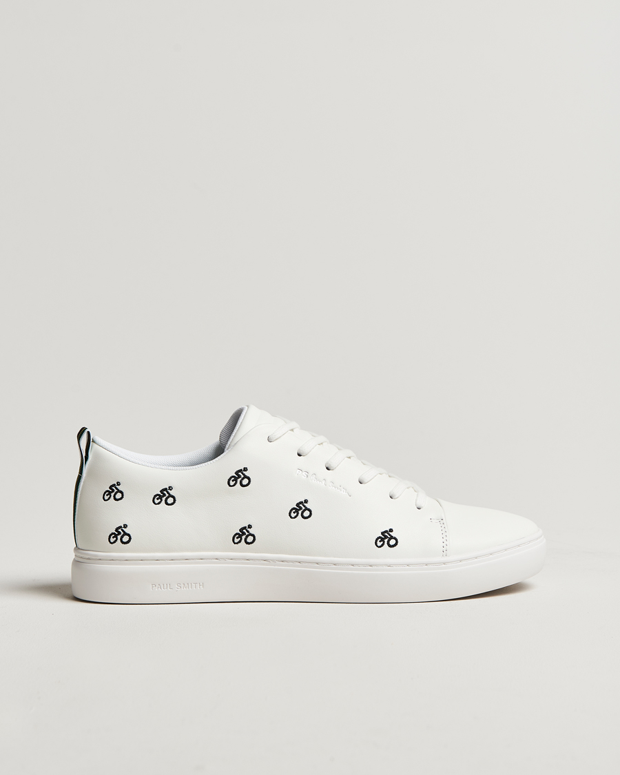 Herre | Sneakers | PS Paul Smith | Lee Cycle Embroidery Leather Sneaker White