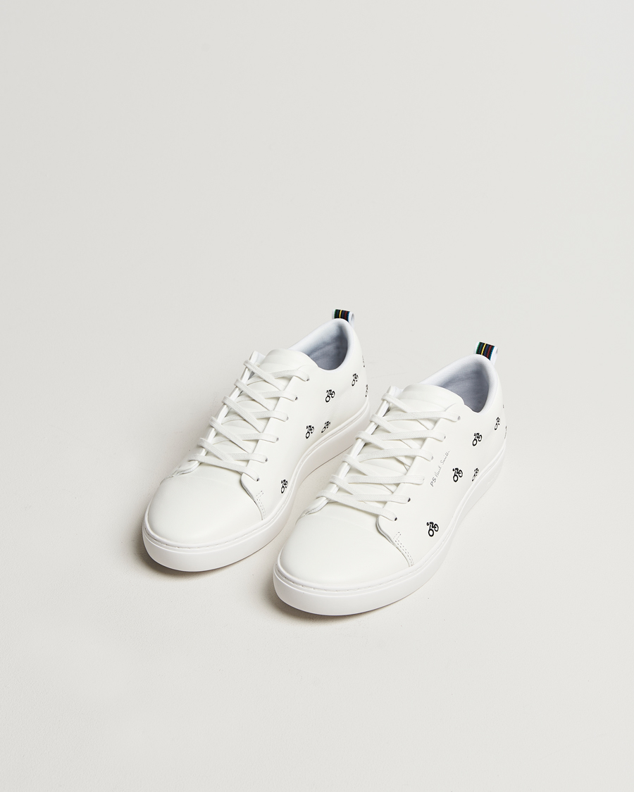 Herre | Sneakers | PS Paul Smith | Lee Cycle Embroidery Leather Sneaker White