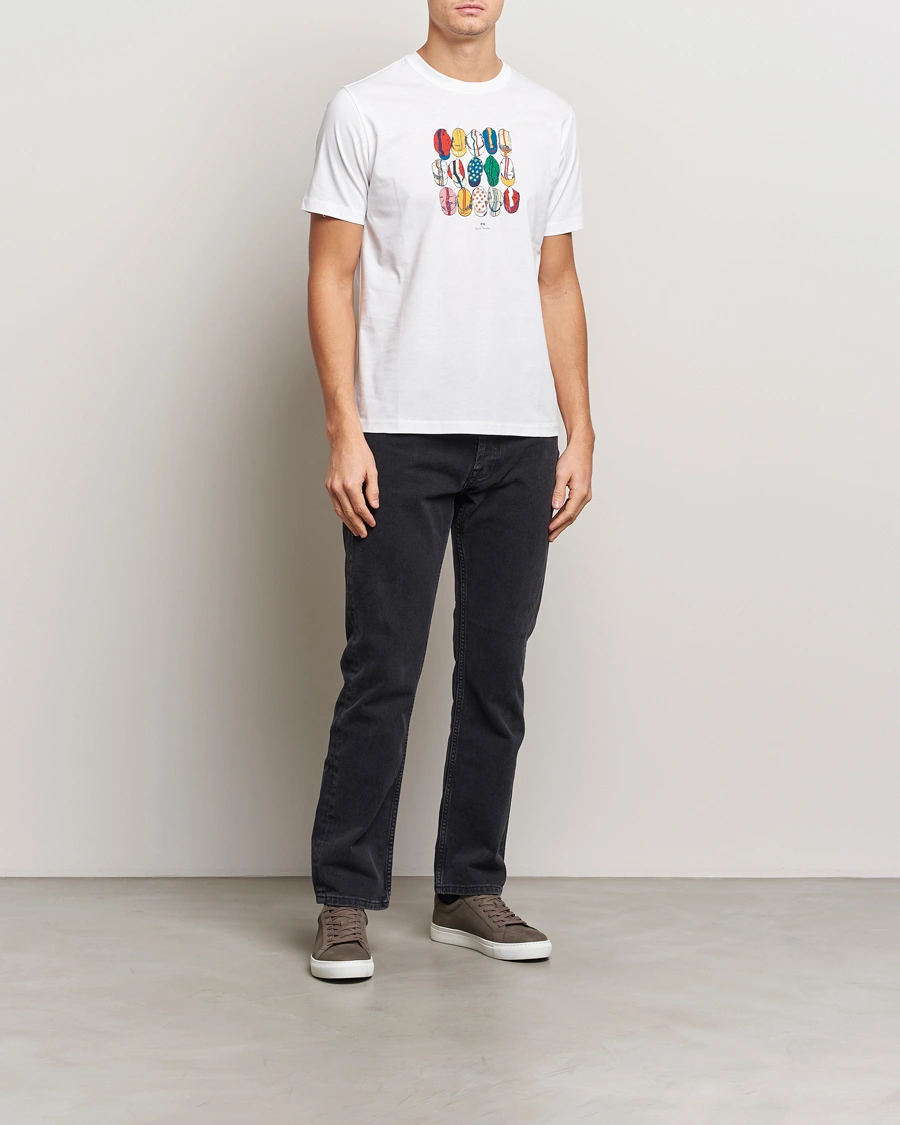 Herre | T-Shirts | PS Paul Smith | Casquettes Crew Neck T-Shirt White