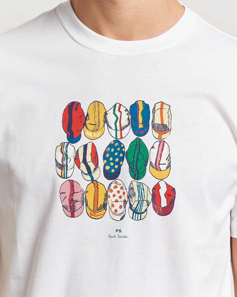 Herre | T-Shirts | PS Paul Smith | Casquettes Crew Neck T-Shirt White