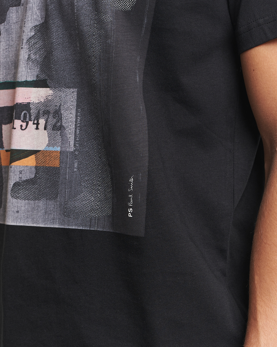 Herre | T-Shirts | PS Paul Smith | Astronaut Crew Neck T-Shirt Black