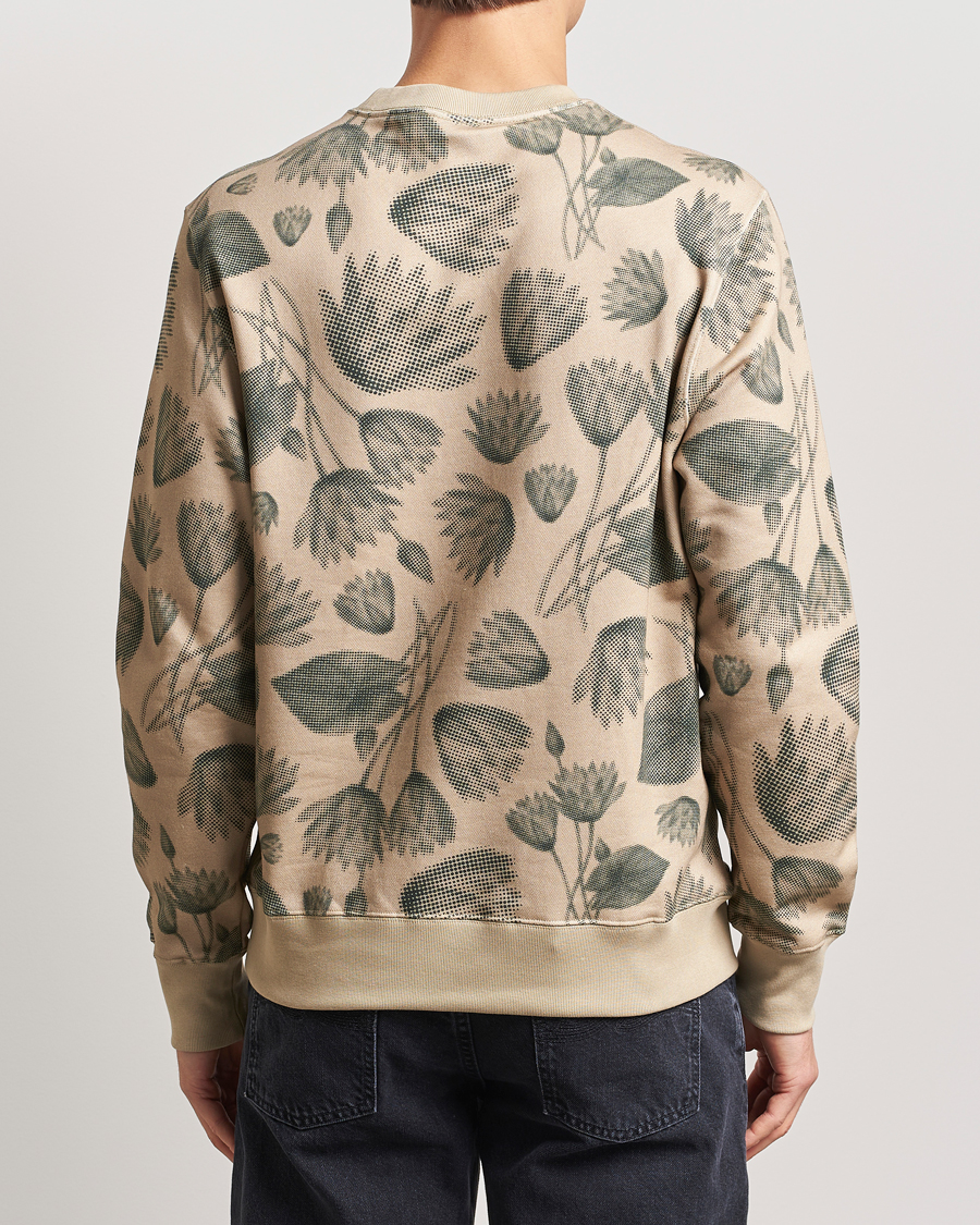 Herre | Gensere | PS Paul Smith | Flower Printed Crew Neck Sweatshirt Light Brown