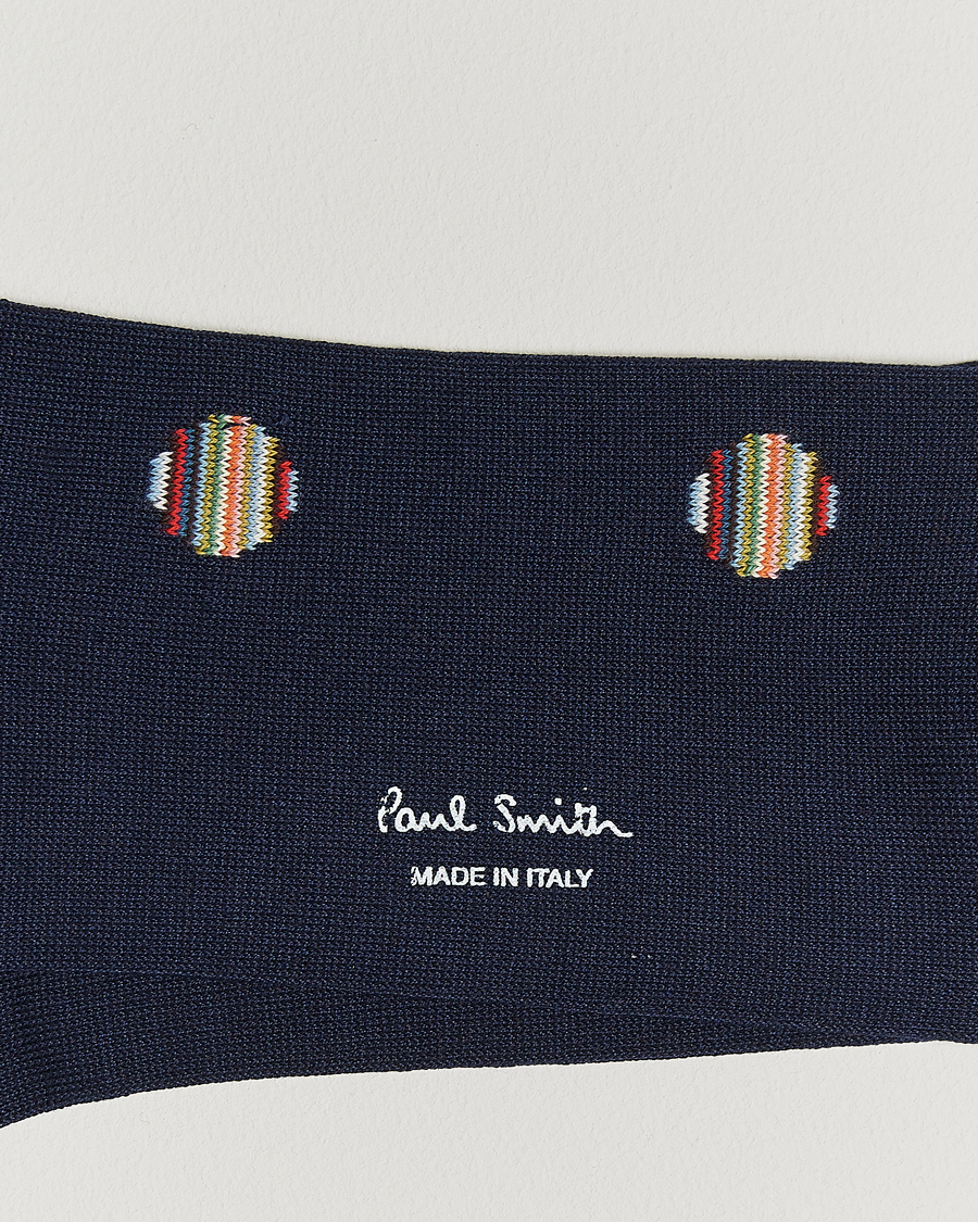 Herre | Undertøy | Paul Smith | Signature Polka Sock Navy