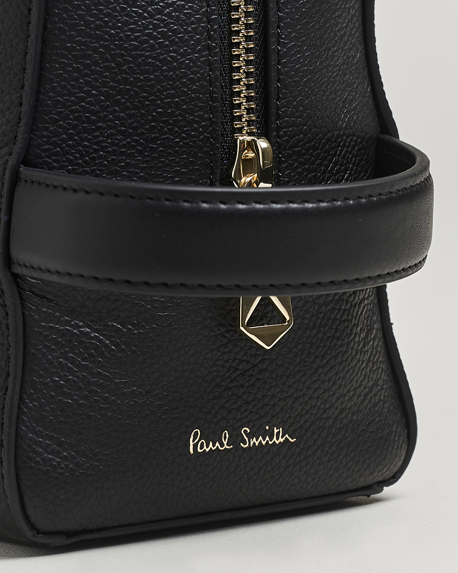 Herre | Vesker | Paul Smith | Signature Trim Washbag Black
